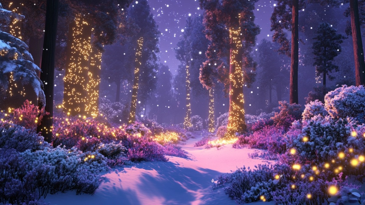 Magical Winter Forest